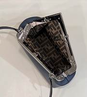 Fortok Fendi First Bag Blue 80018m 26×9.5×18cm  - 6