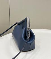 Fortok Fendi First Bag Blue 80018m 26×9.5×18cm  - 2
