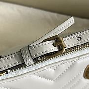 Fortok Gucci Marmont Shoulder Bag in White 23x12x10cm - 5