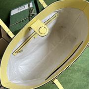 Fortok Gucci Ophidia Jumbo GG Tote Bag in Beige/Yellow 38x28x14cm - 4