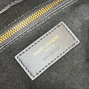 Fortok Saint Laurent Le5A7 Black Snakeskin Hobo Bag 24.5x16x6cm - 2