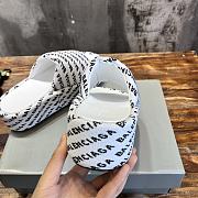 Fortok Balenciaga Slippers No.1 in White - 5