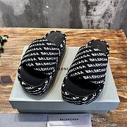 Fortok Balenciaga Slippers No.1 in Black - 1