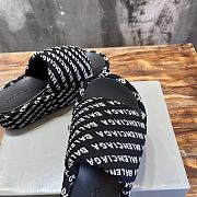 Fortok Balenciaga Slippers No.1 in Black - 5