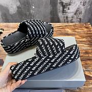 Fortok Balenciaga Slippers No.1 in Black - 3