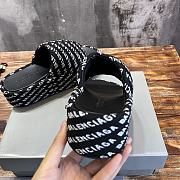 Fortok Balenciaga Slippers No.1 in Black - 2