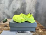 Fortok Balenciaga Mold Closed Rubber Sandals Neon Green - 6