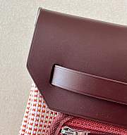 Fortok Hermes Herbag31 Zip Bag Pink 31x25x10cm - 2