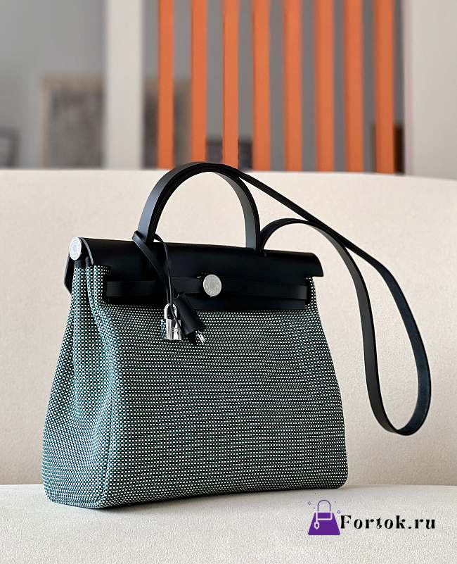Fortok Hermes Herbag31 Zip Bag Green 31x25x10cm - 1