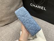 Fortok Chanel 23p Mini Tote Denim Bag 16x20x8cm - 4