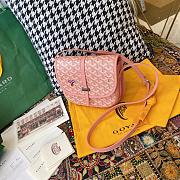 Fortok Goyard Belvedere PM Bag Pink 16x7x22cm - 3