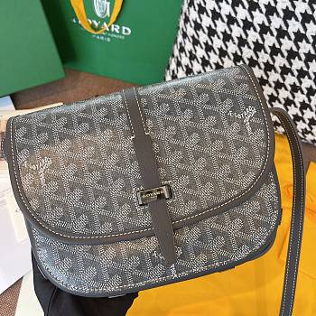 Fortok Goyard Belvedere PM Bag Grey 16x7x22cm