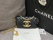 Fortok Chanel 23p Baguette Bag Lambskin Gold Hardware 17.5x10x6cm - 1