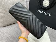 Fortok Chanel Clutch Silver Hardware 30x12x6cm - 3