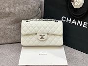 Fortok Chanel Classic Flap Bag White 23cm C881900 - 1