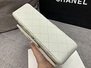 Fortok Chanel Classic Flap Bag White 23cm C881900 - 4