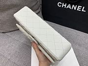 Fortok Chanel Classic Flap Bag White 25cm C881980 - 4