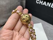Fortok Chanel Caviar CC Wallet On Chain Woc Pink 19cm - 2