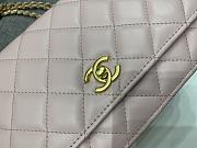 Fortok Chanel Caviar CC Wallet On Chain Woc Pink 19cm - 4