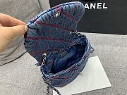 Fortok Chanel Denim Coco Beach 2022 Mini Bag 18×12×6cm c881380 - 5