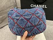 Fortok Chanel Denim Coco Beach 2022 Mini Bag 18×12×6cm c881380 - 3