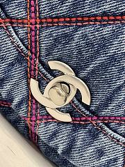 Fortok Chanel Denim Coco Beach 2022 Mini Bag 18×12×6cm c881380 - 2