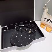 Fortok Balenciaga Empty Cap in Black/Beige - 3