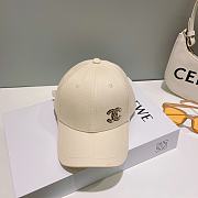 Fortok Chanel Baseball Cap in Pink/White/Beige/Black - 6
