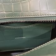 Fortok Balenciaga Neo Classic Bag in Green Croc Embossed Leather  - 2