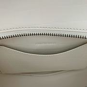 Fortok Balenciaga Neo Classic Bag in White Croc Embossed Leather - 6