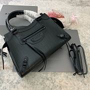 Fortok Balenciaga Neo Classic Bag in Black Croc Embossed Leather - 1