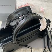 Fortok Balenciaga Neo Classic Bag in Black Croc Embossed Leather - 6