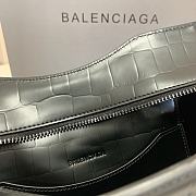Fortok Balenciaga Neo Classic Bag in Black Croc Embossed Leather - 5