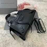 Fortok Balenciaga Neo Classic Bag in Black Croc Embossed Leather - 2