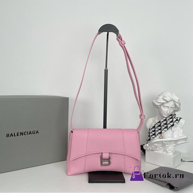 Fortok Balenciaga Hourglass Bag in Pink 25x16x6cm - 1