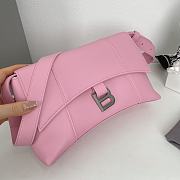 Fortok Balenciaga Hourglass Bag in Pink 25x16x6cm - 5