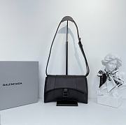 Fortok Balenciaga Hourglass Bag in Black 25x16x6cm - 1