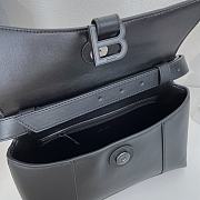 Fortok Balenciaga Hourglass Bag in Black 25x16x6cm - 4