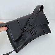 Fortok Balenciaga Hourglass Bag in Black 25x16x6cm - 2