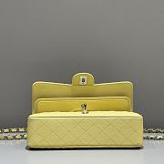 Fortok Chanel Classic Flap Bag Yellow 25cm - 6