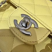 Fortok Chanel Classic Flap Bag Yellow 25cm - 4