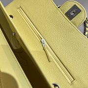 Fortok Chanel Classic Flap Bag Yellow 25cm - 3