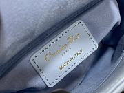 Fortok Dior Lady Crystal Bag in Blue 12x10x5cm - 6