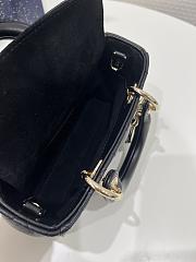 Fortok Dior Lady D-joy Micro Bag In Black 16x5x9cm - 4