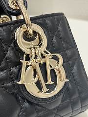 Fortok Dior Lady D-joy Micro Bag In Black 16x5x9cm - 3