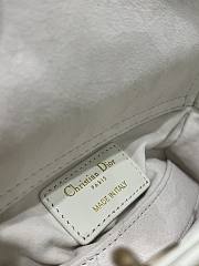 Fortok Dior Lady D-joy Micro Bag In White 16x5x9cm - 5