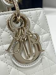 Fortok Dior Lady D-joy Micro Bag In White 16x5x9cm - 2