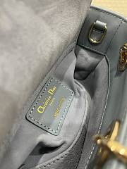 Fortok Dior Lady D-joy Micro Bag In Blue 16x5x9cm - 4