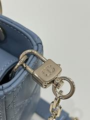 Fortok Dior Lady D-joy Micro Bag In Blue 16x5x9cm - 2
