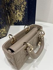 Fortok Dior Lady D-joy Micro Bag In Beige 16x5x9cm - 4